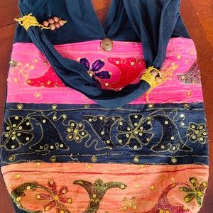 Beautiful imported shoulder bag from India.